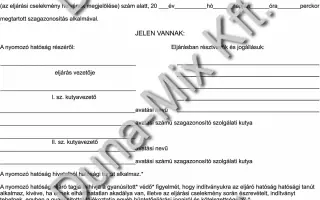 Jegyzőkönyv szagazonosításról 1